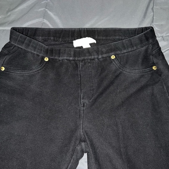 Michael Kors black pull on jeggings - Picture 2 of 4